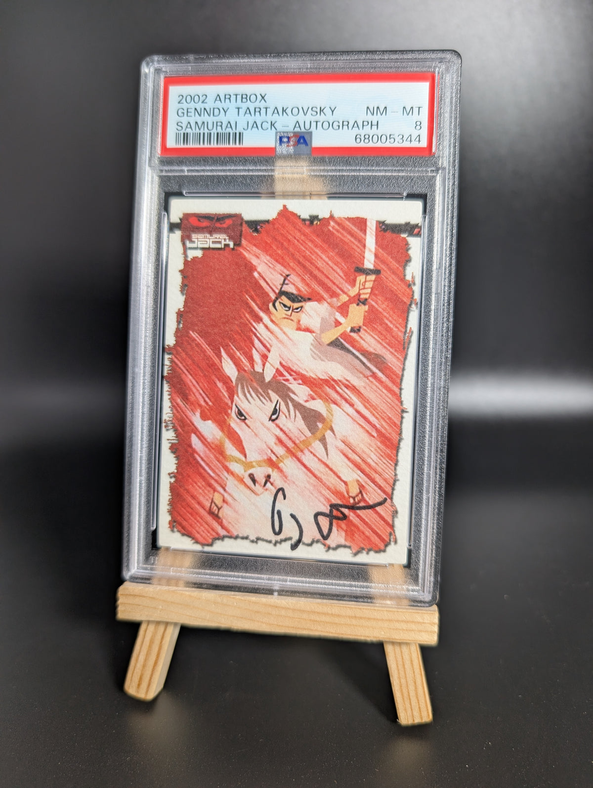 2002 Artbox Samurai Jack Genndy Tartakovsky Autograph PSA 8